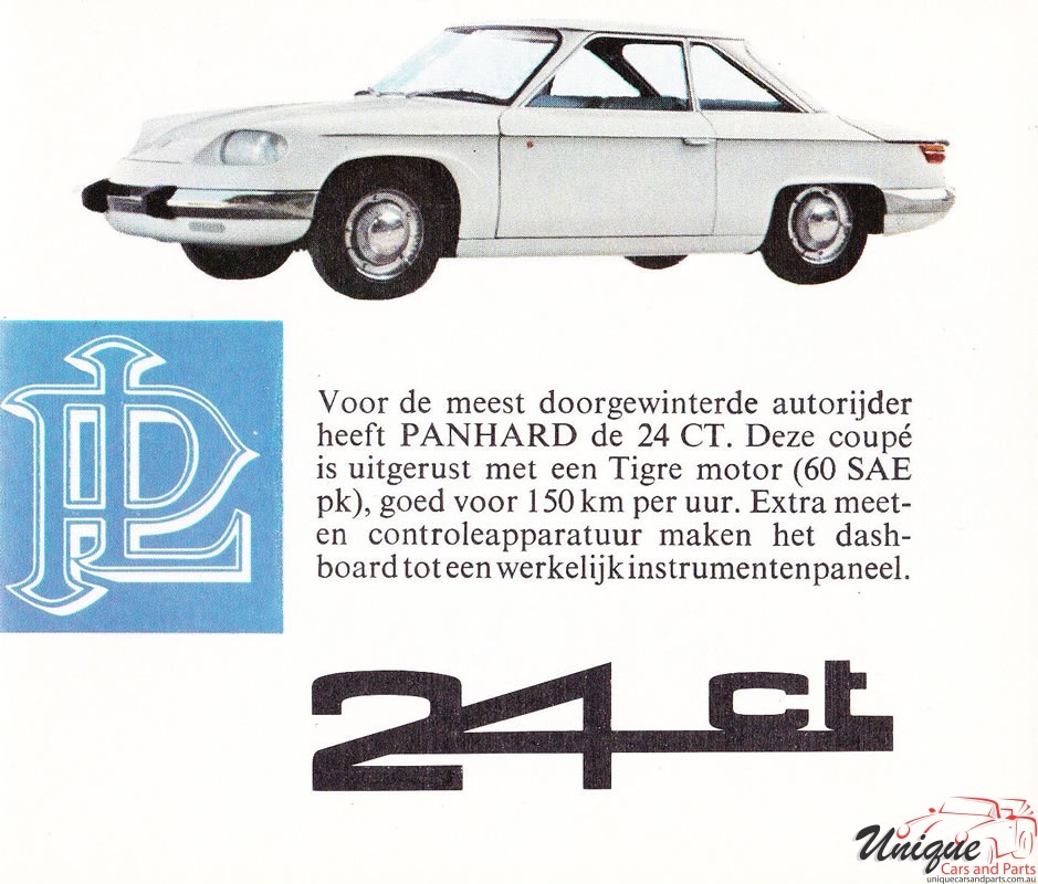 1963 Panhard Brochure Page 9